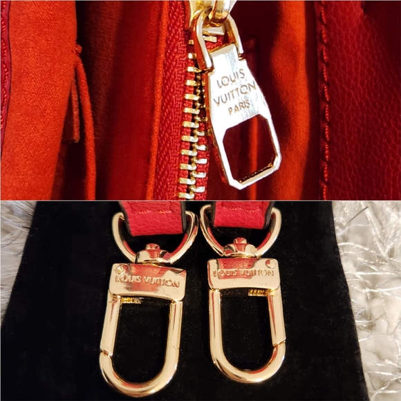 AUTHENTIC LOUIS VUITTON Venus Cerise Monogram Handbag Satchel - Picture 6 of 16